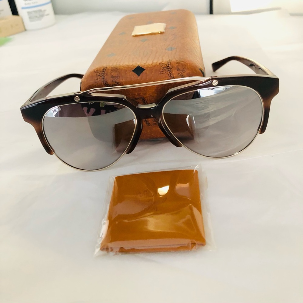 MCM112S 214 SUNGLASSES FRAMES MENS EYEWEAR 57-16-145 NEW w.CASE!!  🧡🤎
